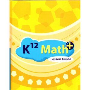 K12 Math Fifth Grade 5, Lesson Guide Textbook Homeschool and Online